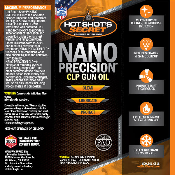 Hot Shot's Secret Nano Precision Gun Oil