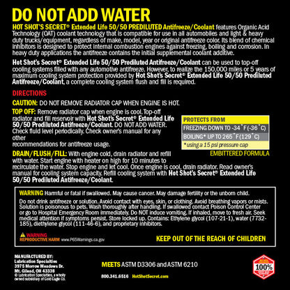 Hot Shot's Secret Coolant